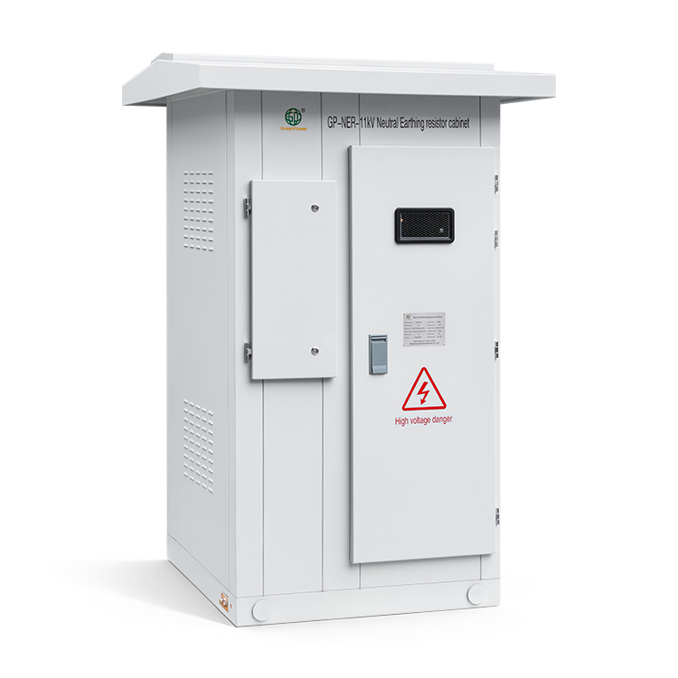 GP-NER-11kV outdoor neutral earthing resistor cabinet with rain canopy and manual operating compartment