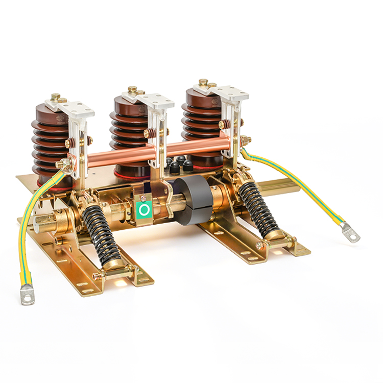 GPJN15 motorized three-phase indoor earthing switch with motor drive and operating shaft